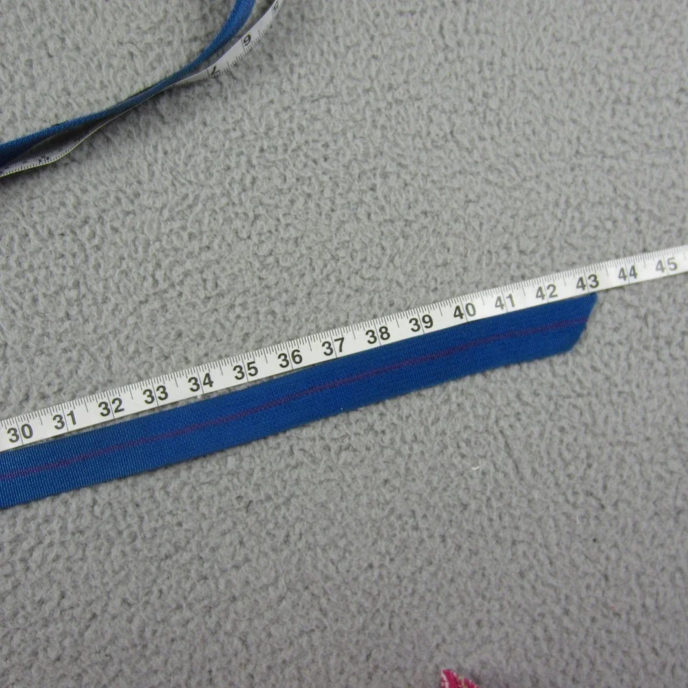 Patagonia Friction Belt Blue Fitz Roy Skyline Mountain Logo Webbing 1 Inch Wide